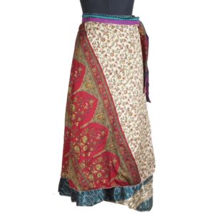 Vintage Silk Magic Wrap Skirt SW1822