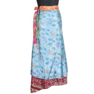 Vintage Silk Magic Wrap Skirt SW1823