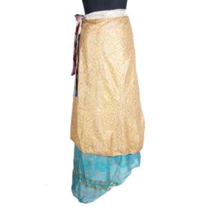 Vintage Silk Magic Wrap Skirt SW1824