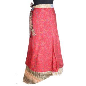 Vintage Silk Magic Wrap Skirt SW1828