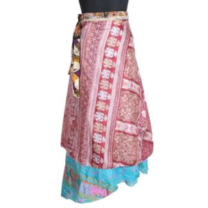 Vintage Silk Magic Wrap Skirt SW1832