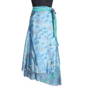 Vintage Silk Magic Wrap Skirt SW1835