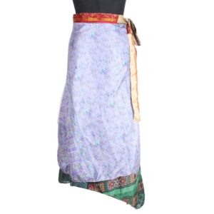 Vintage Silk Magic Wrap Skirt SW1836