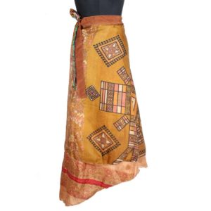 Vintage Silk Magic Wrap Skirt SW1838