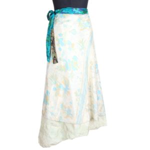 Vintage Silk Magic Wrap Skirt SW1839