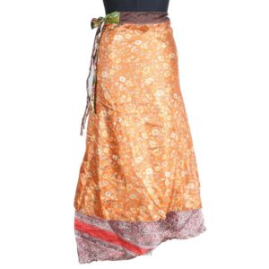 Vintage Silk Magic Wrap Skirt SW1842