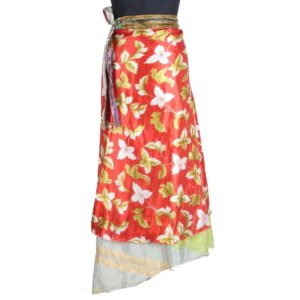 Vintage Silk Magic Wrap Skirt SW1849