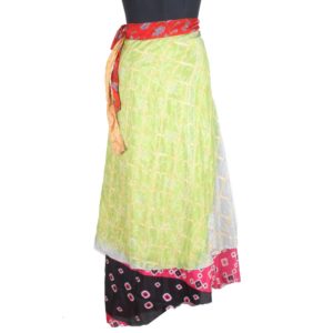 Vintage Silk Magic Wrap Skirt SW1851