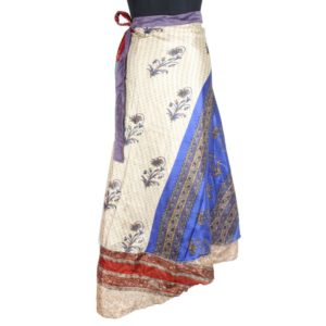 Vintage Silk Magic Wrap Skirt SW1854
