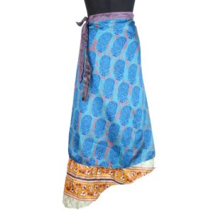 Vintage Silk Magic Wrap Skirt SW1855