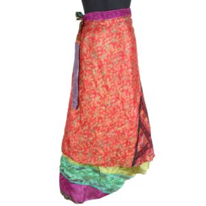 Vintage Silk Magic Wrap Skirt SW1856