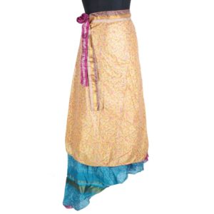 Vintage Silk Magic Wrap Skirt SW1857