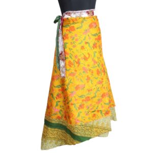 Vintage Silk Magic Wrap Skirt SW1861
