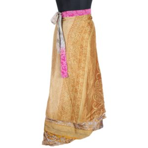 Vintage Silk Magic Wrap Skirt SW1866