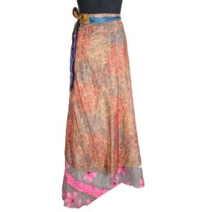 Vintage Silk Magic Wrap Skirt SW1870