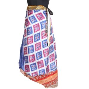 Vintage Silk Magic Wrap Skirt SW1873