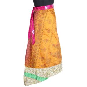Vintage Silk Magic Wrap Skirt SW1877