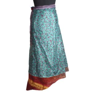 Vintage Silk Magic Wrap Skirt SW1882