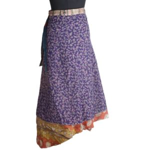 Vintage Silk Magic Wrap Skirt SW1883