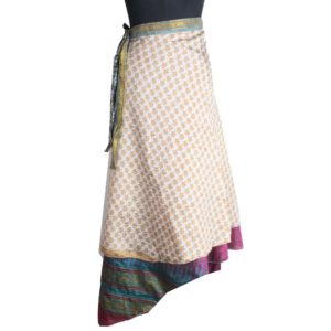 Vintage Silk Magic Wrap Skirt SW1884