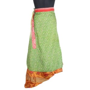 Vintage Silk Magic Wrap Skirt SW1885