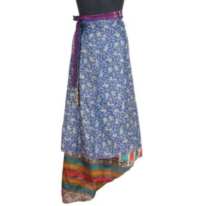 Vintage Silk Magic Wrap Skirt SW1886