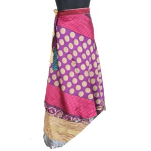 Vintage Silk Magic Wrap Skirt SW1887