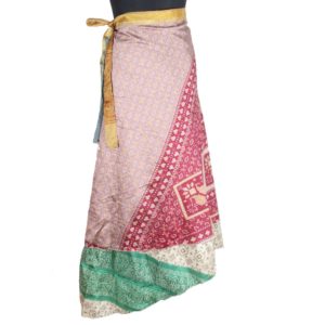 Vintage Silk Magic Wrap Skirt SW1889