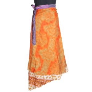 Vintage Silk Magic Wrap Skirt SW1891