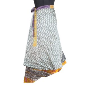 Vintage Silk Magic Wrap Skirt SW1892