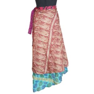 Vintage Silk Magic Wrap Skirt SW1893