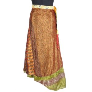 Vintage Silk Magic Wrap Skirt SW1894