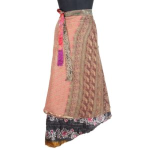 Vintage Silk Magic Wrap Skirt SW1898