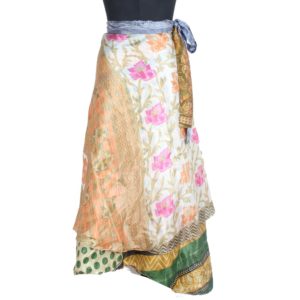 Vintage Silk Magic Wrap Skirt SW1899