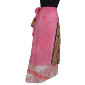 Vintage Silk Magic Wrap Skirt SW194