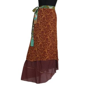 Vintage Silk Magic Wrap Skirt SW200