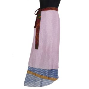 Vintage Silk Magic Wrap Skirt SW201
