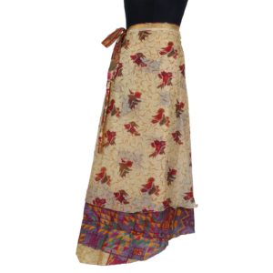 Vintage Silk Magic Wrap Skirt SW221
