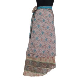 Vintage Silk Magic Wrap Skirt SW230