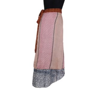 Vintage Silk Magic Wrap Skirt SW234