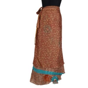 Vintage Silk Magic Wrap Skirt SW235