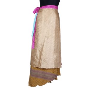 Vintage Silk Magic Wrap Skirt SW246