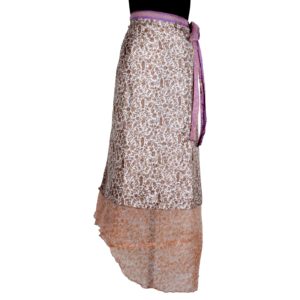 Vintage Silk Magic Wrap Skirt SW283