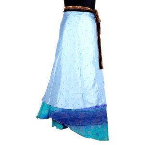 Vintage Silk Magic Wrap Skirt SW286