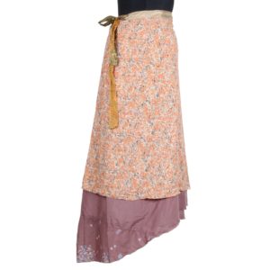 Vintage Silk Magic Wrap Skirt SW294
