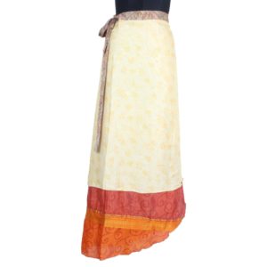 Vintage Silk Magic Wrap Skirt SW295
