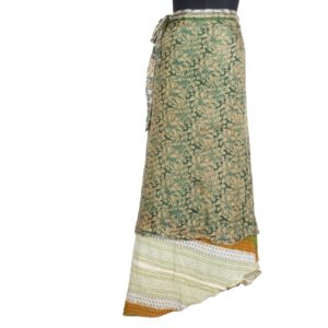 Vintage Silk Magic Wrap Skirt SW306