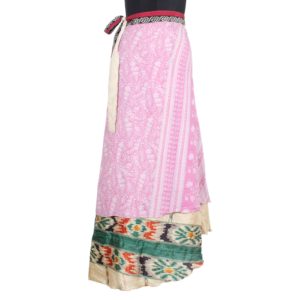 Vintage Silk Magic Wrap Skirt SW309