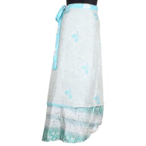 Vintage Silk Magic Wrap Skirt SW314