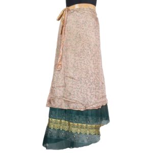 Vintage Silk Magic Wrap Skirt SW320